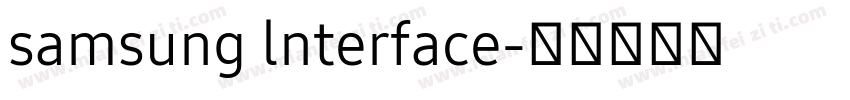 samsung lnterface字体转换